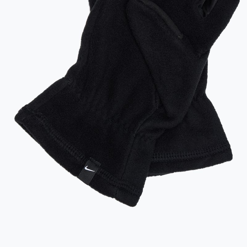 Дамски ръкавици за бягане Nike One Therma-Fit Fleece black/white 5