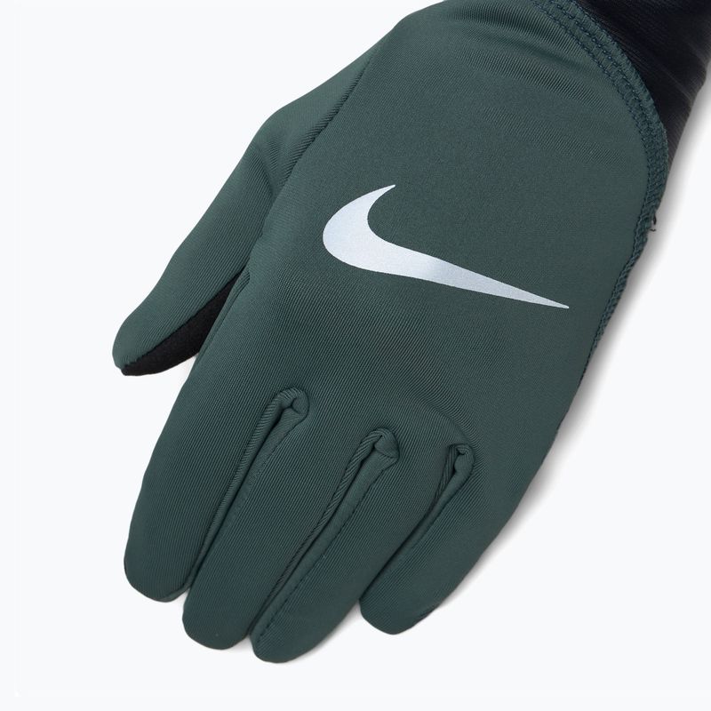 Дамски ръкавици за бягане Nike Pacer Midweight RG vintage green/black/silver 3