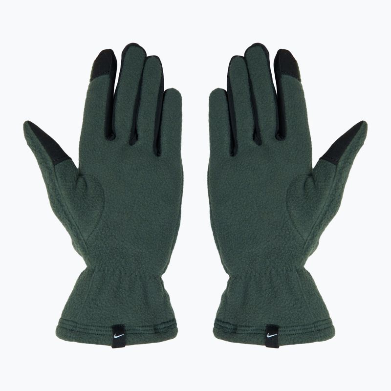 Дамски ръкавици за бягане Nike One Therma-Fit Fleece vintage green/black 3