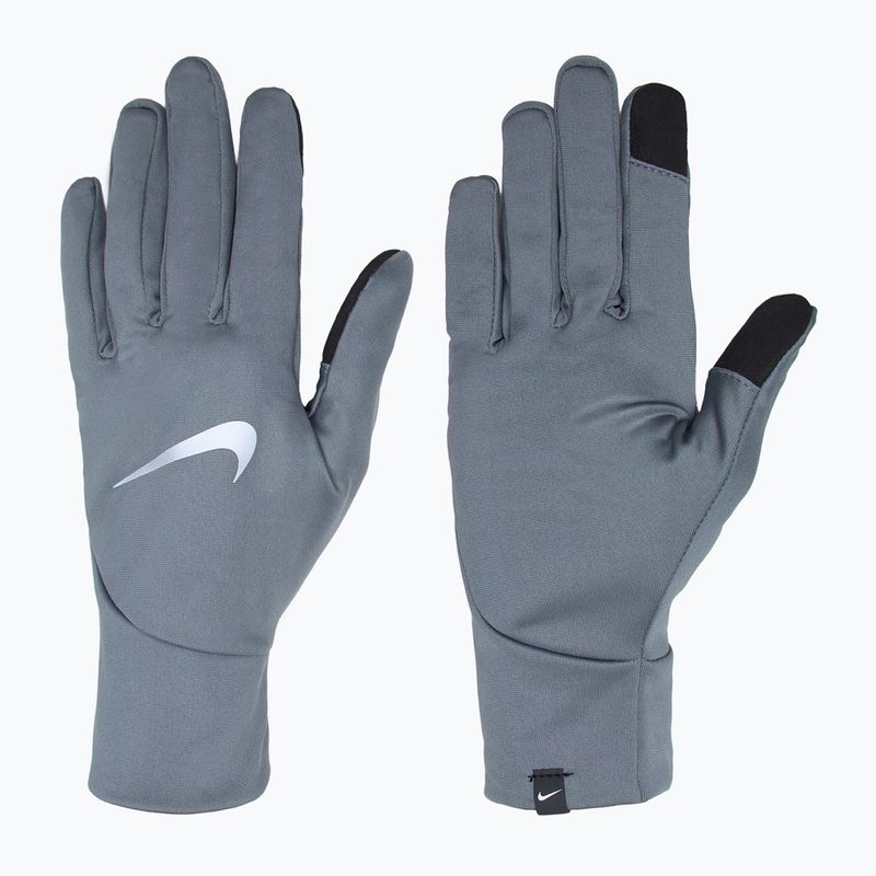 Мъжки ръкавици за бягане Nike Pacer Lightweight RG smoke grey/smoke grey/silver