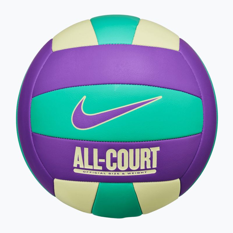 Nike All Court Волейбол черна малина/зелена слана/лимонов лед размер 5