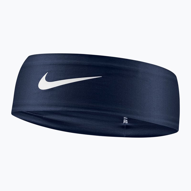 Лента за глава Nike Dri-Fit Fury Classic Headband college navy/white/white