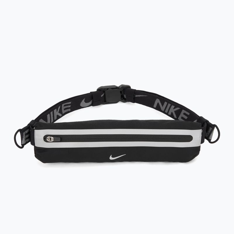 Колан за бягане Nike Slim 4.0 black/black/silver