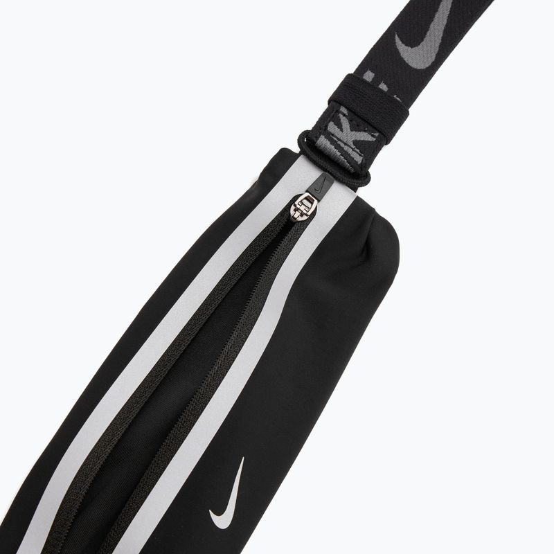 Колан за бягане Nike Slim 4.0 black/black/silver 5