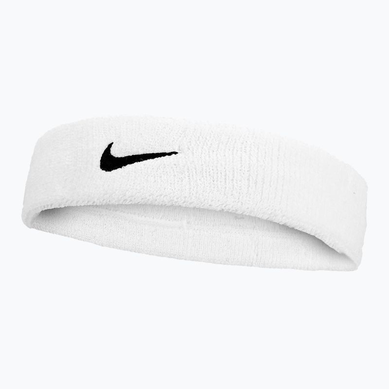 Лента за глава Nike Swoosh Classic white/black