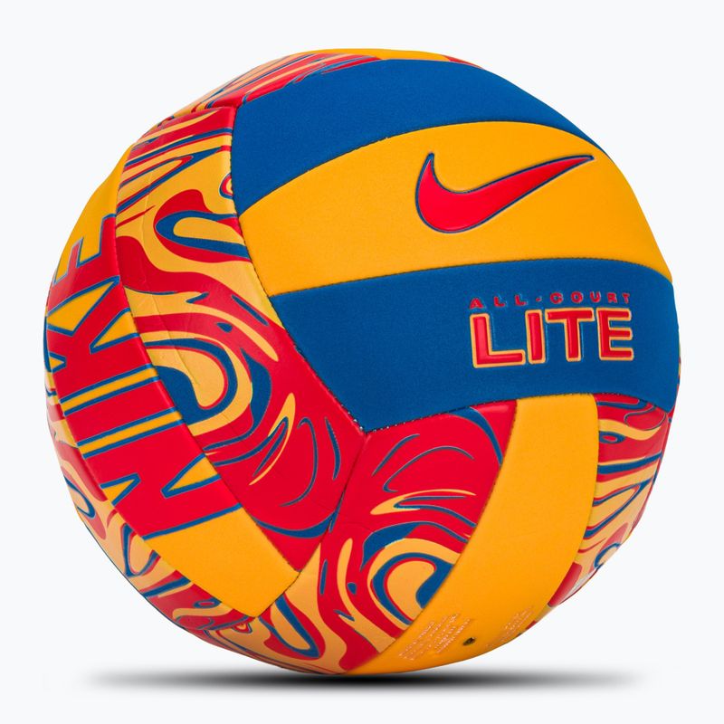 Волейболна топка Nike All Court Lite laser orange/hyper royal/bright crimson размер 5 2