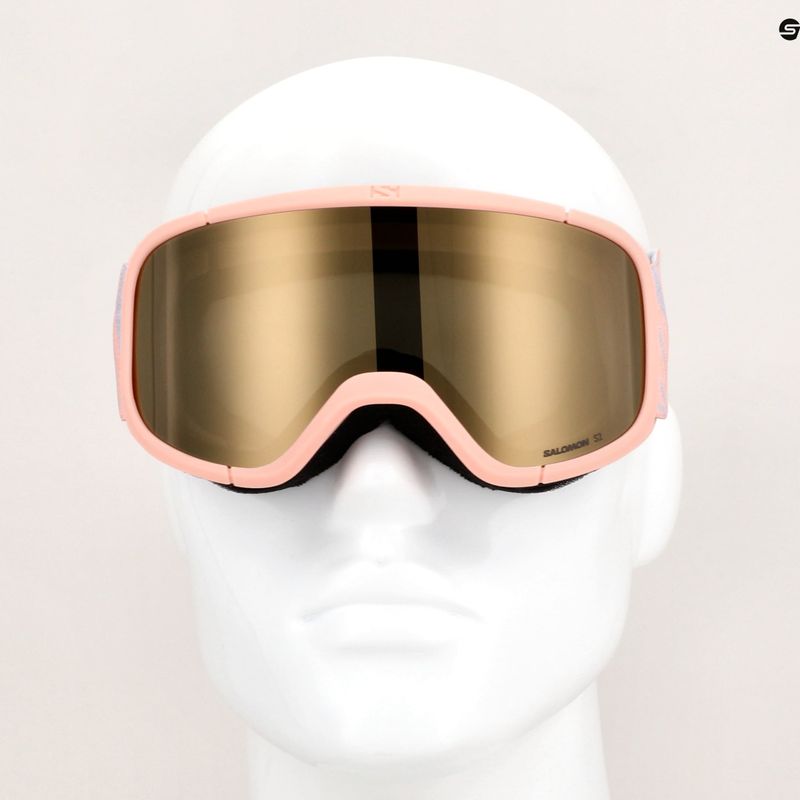 Детски ски очила Salomon Lumi Flash tropical peach/flash gold 10
