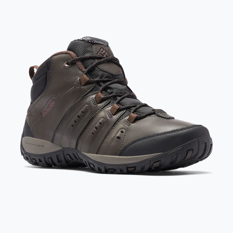 Columbia Woodburn II Chukka WP Omni-Heat мъжки ботуши за трекинг cordovan/garnet red 11