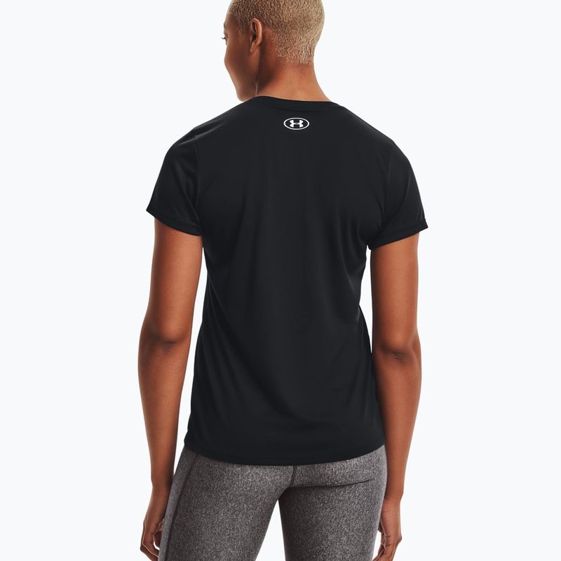 Тренировъчна тениска за жени Under Armour Tech SSV - Черно и сребристо 1255839 2