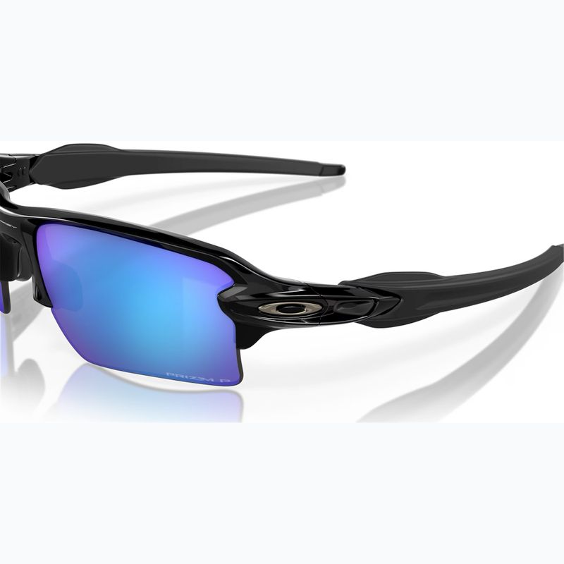 Слънчеви очила Oakley Flak 2.0 XL polished black/prizm sapphr irid fleece 11
