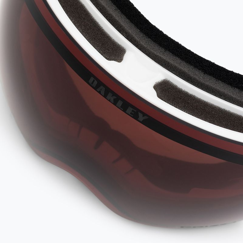 Ски очила Oakley Flight Deck M matte white/prizm garnet 5