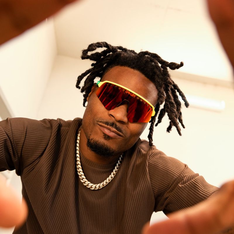 Слънчеви очила Oakley Sutro Lite Sweep tennis ball yellow/prizm ruby 9