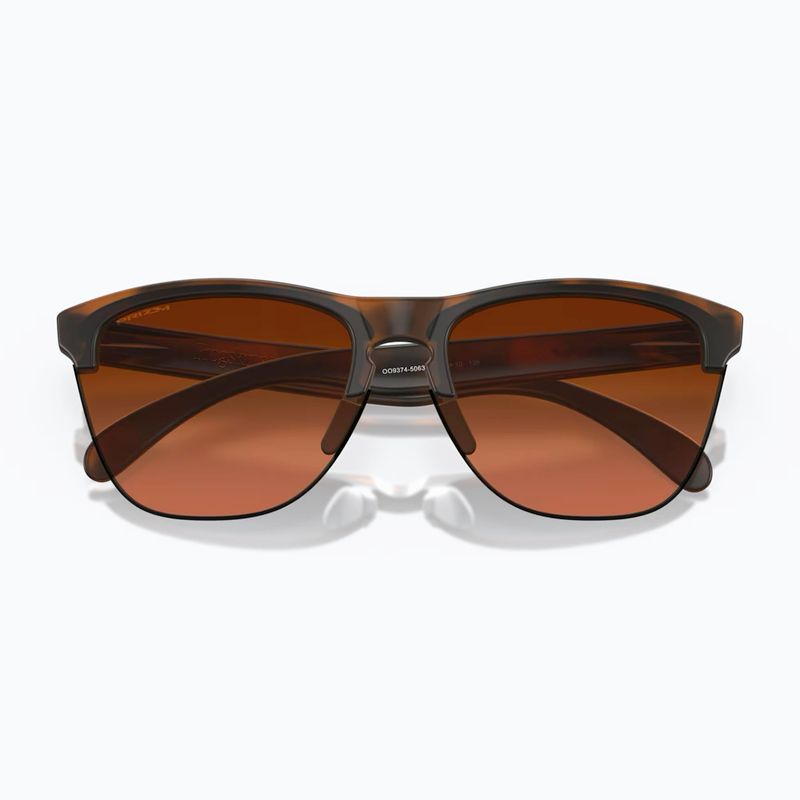 Слънчеви очила Oakley Frogskins Lite matte brown tortoise/prizm brown gradient 5