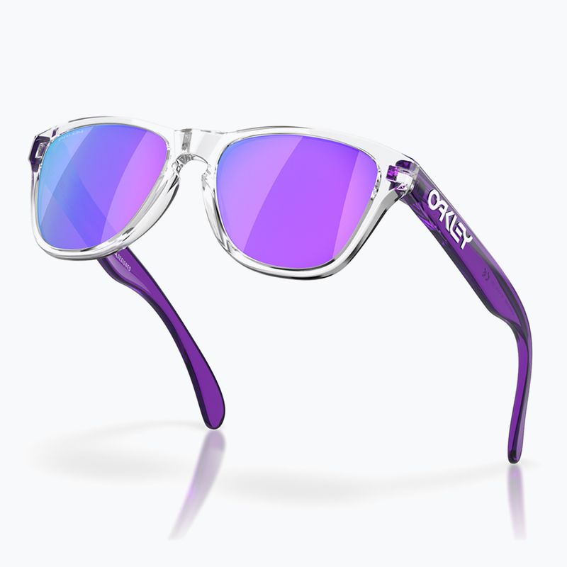 Детски слънчеви очила Oakley Frogskins XXS clear/prizm violet 4