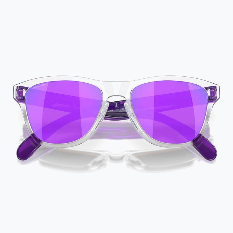 Детски слънчеви очила Oakley Frogskins XXS clear/prizm violet 5