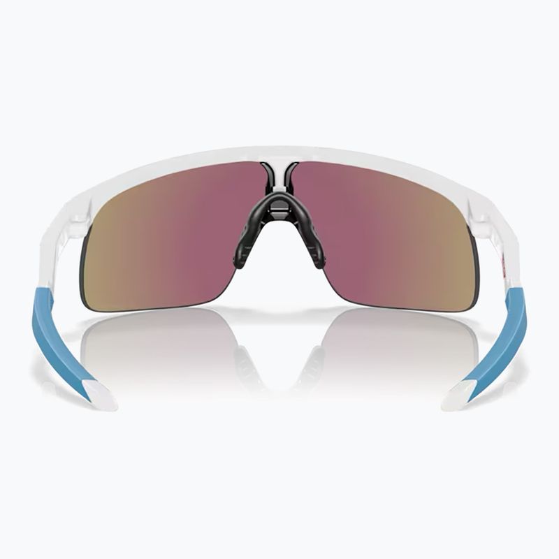 Детски слънчеви очила Oakley Resistor polished white/prizm sapphire 4
