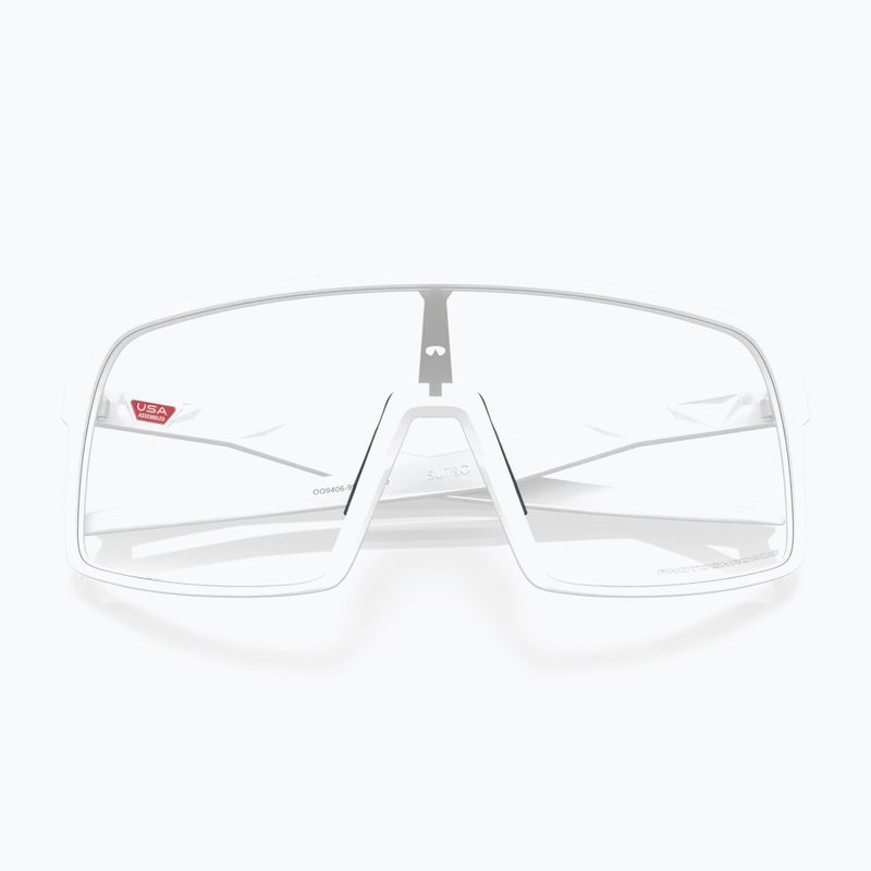 Очила за колоездене Oakley Sutro матово бяло/прозрачно към черно 0OO9406 9