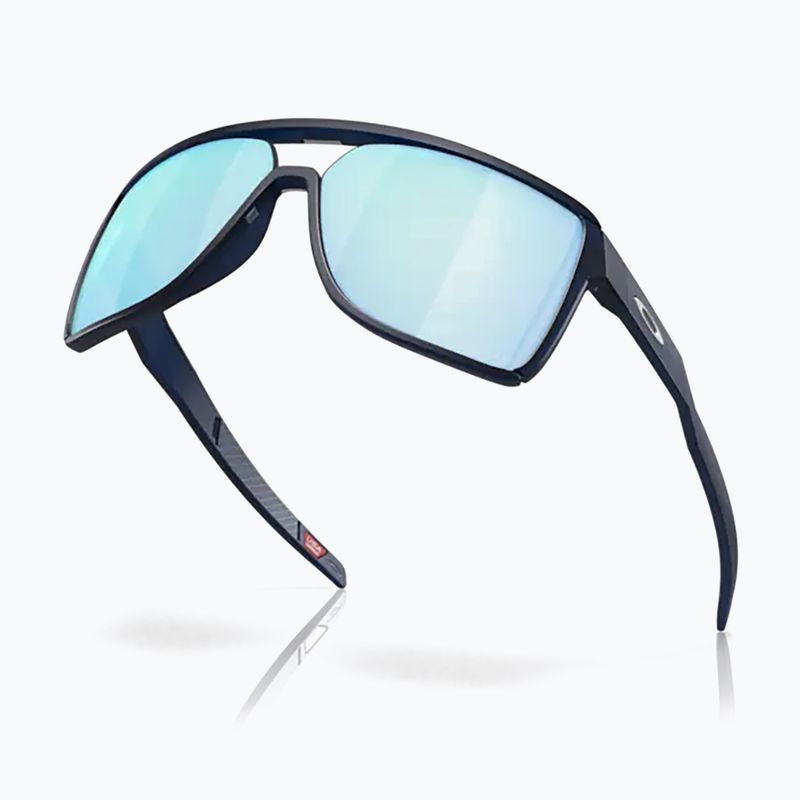 Oakley Castel матово транс синьо/призма дълбока вода поляризирани очила за туризъм 9