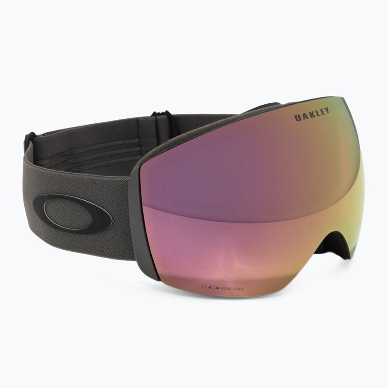 Скиорски очила Oakley Flight Deck L matte forged iron/prizm rose gold iridium