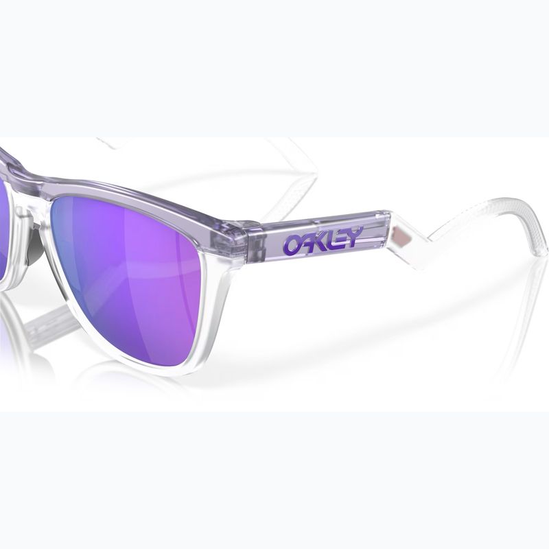 Слънчеви очила Oakley Frogskins Hybrid matte trans lilac/clear prizm violet 6