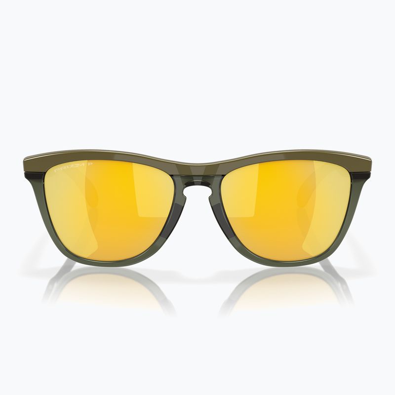 Oakley Frogskins Range тъмна четка/призма 24k поляризирани слънчеви очила 6
