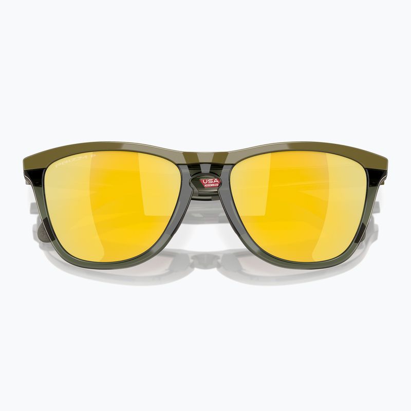 Oakley Frogskins Range тъмна четка/призма 24k поляризирани слънчеви очила 9