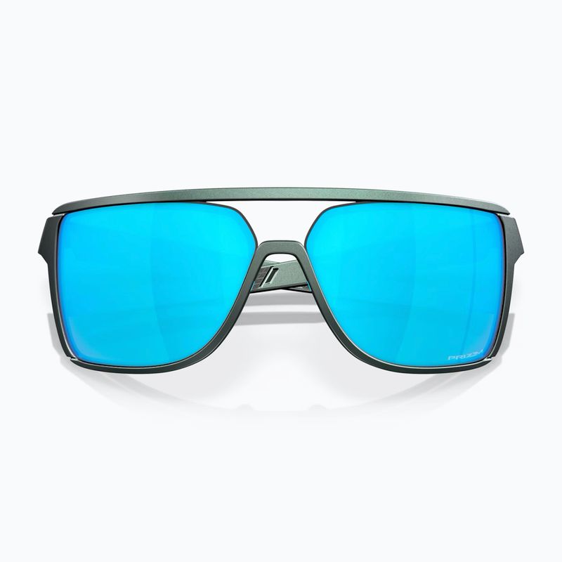 Слънчеви очила Oakley Castel matte silver/blue colorshift/prizm sapphire 5