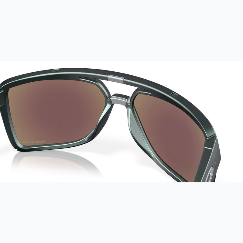 Слънчеви очила Oakley Castel matte silver/blue colorshift/prizm sapphire 7