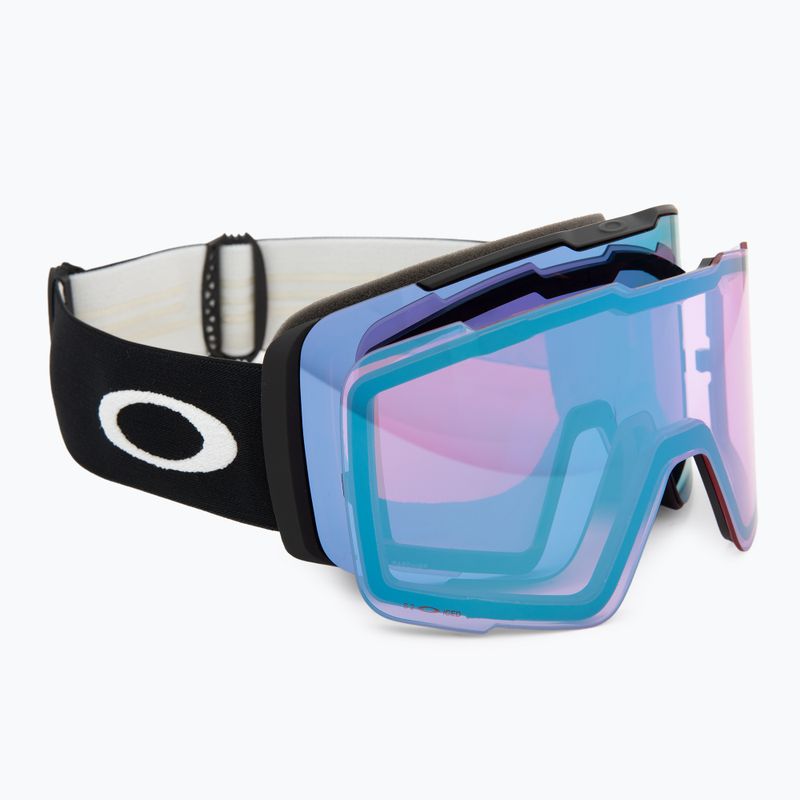 Скиорски очила Oakley Line Miner Pro L matte black/prizm sapphire/prizm iced