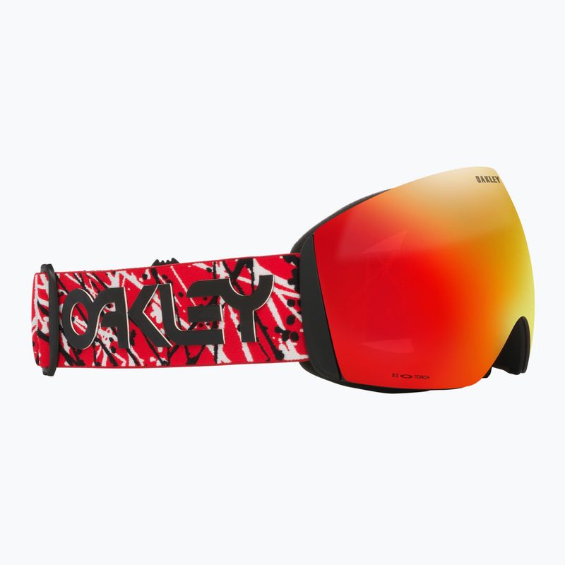 Скиорска маска Oakley Flight Deck L red eddie/prism snow torch iridium 5