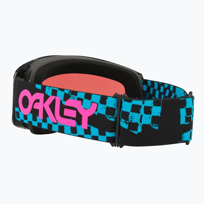 Скиорска маска Oakley Line Miner L chex black/prism snow sapphire iridium 4