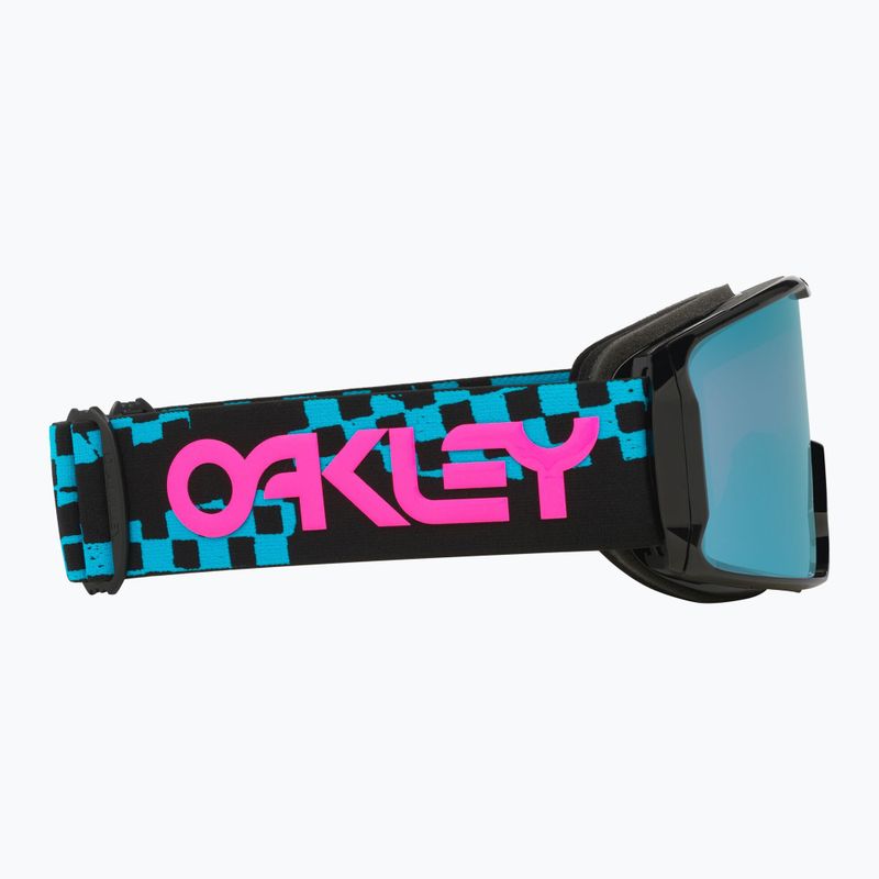 Скиорска маска Oakley Line Miner L chex black/prism snow sapphire iridium 6