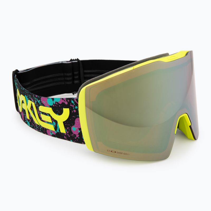 Скиорска маска Oakley Fall Line L jaxson black/prizm snow sage gold iridium