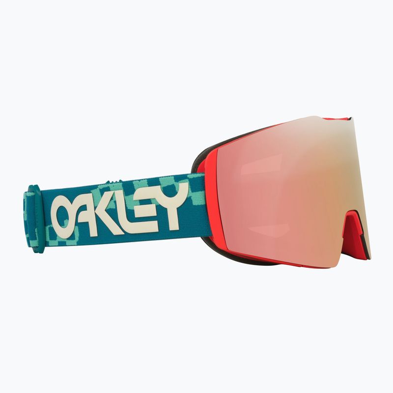 Ски очила Oakley Fall Line M Pacific Chex/Prizm Snow Rose Gold Iridium 5
