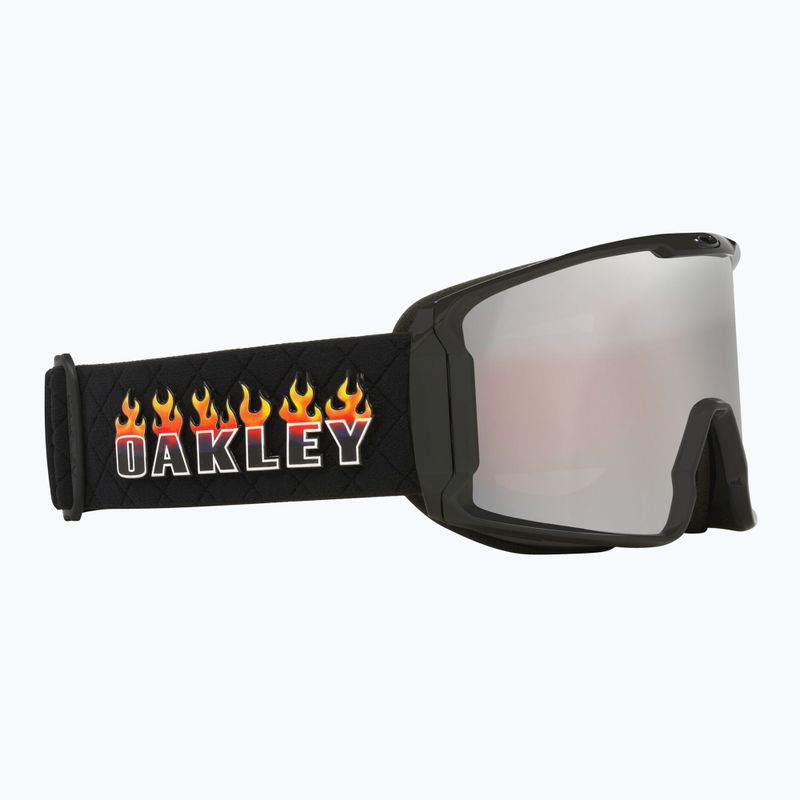 Скиорска маска Oakley Line Miner L rene rinnekangas signat/prism snow black iridium 5