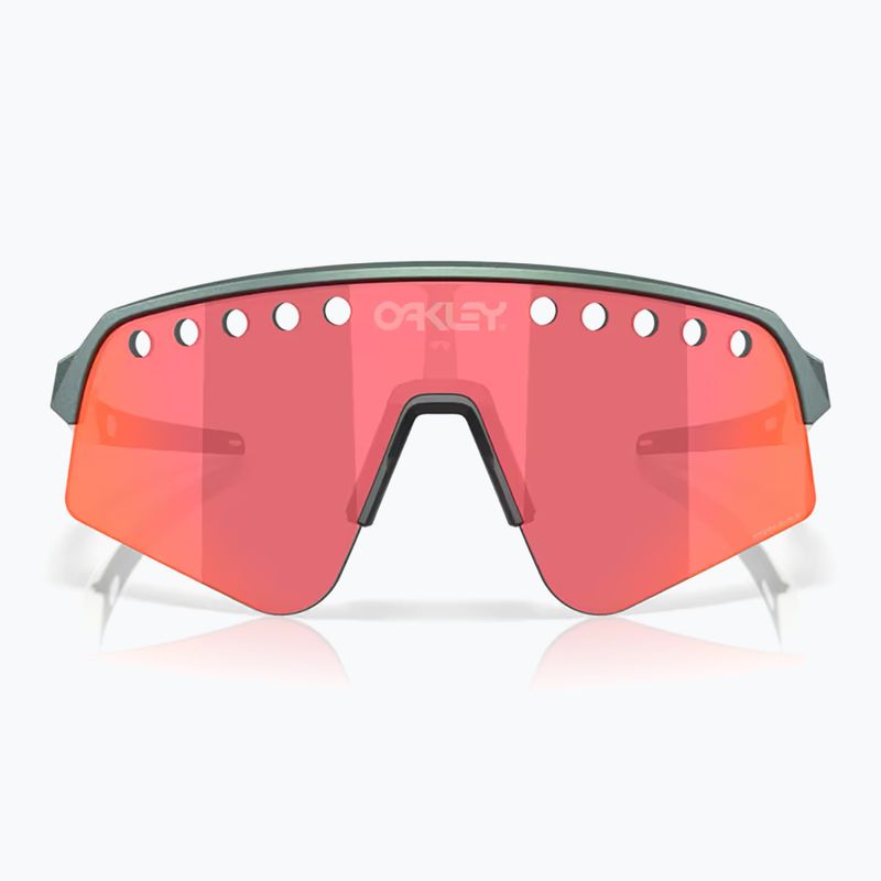 Слънчеви очила Oakley Sutro Lite Sweep матово сребърно/синьо colourshift/prizm trail torch 2