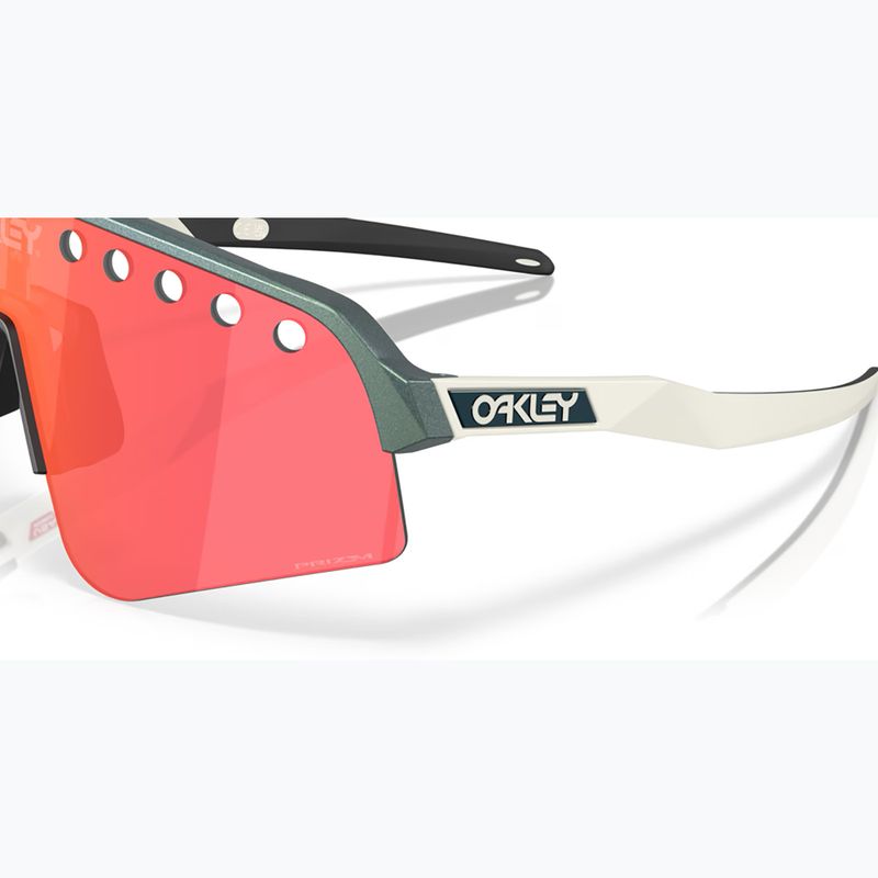 Слънчеви очила Oakley Sutro Lite Sweep матово сребърно/синьо colourshift/prizm trail torch 6