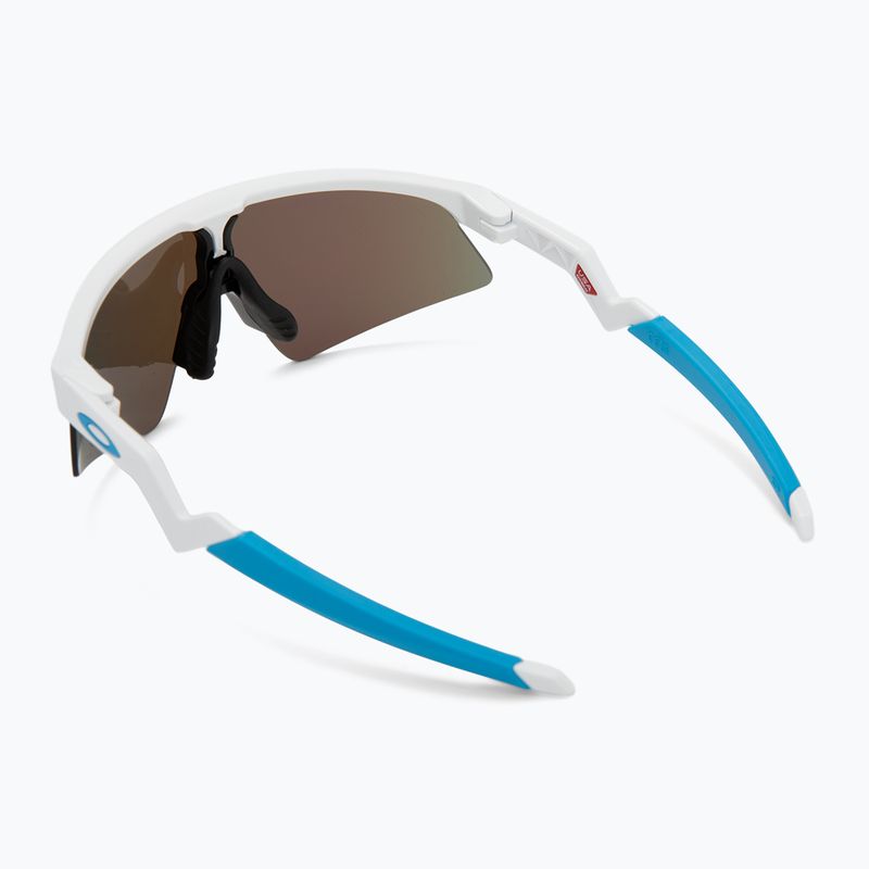Детски слънчеви очила Oakley Resistor Sweep полиран бял/призматичен сапфир 2