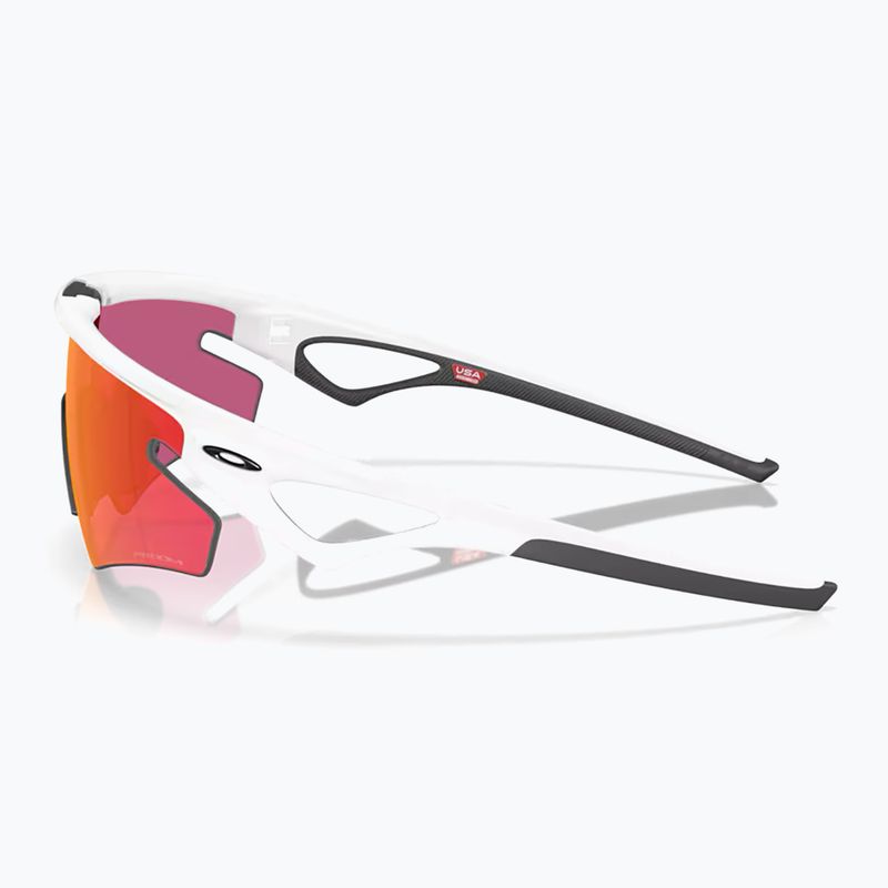 Слънчеви очила Oakley Sphaera Slash матово бяло/призмено поле 5