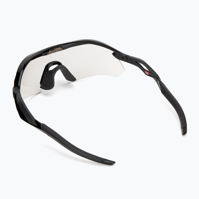 Oakley Radar Plate полирани черни/ясни до черни иридни фотохромни слънчеви очила 2