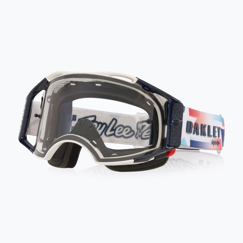 Велосипедна маска Oakley Airbrake MTB Troy Lee Designs ice white/clear