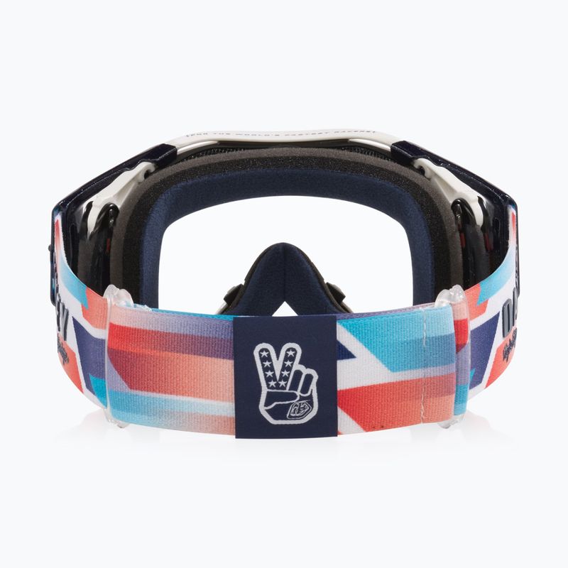 Велосипедна маска Oakley Airbrake MTB Troy Lee Designs ice white/clear 3