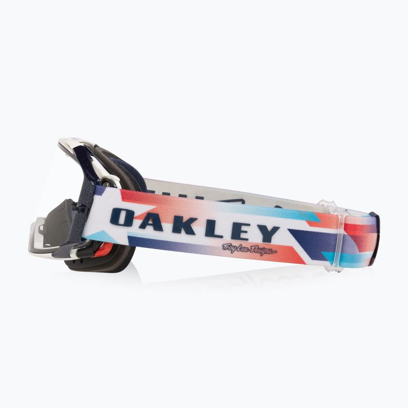 Велосипедна маска Oakley Airbrake MTB Troy Lee Designs ice white/clear 4