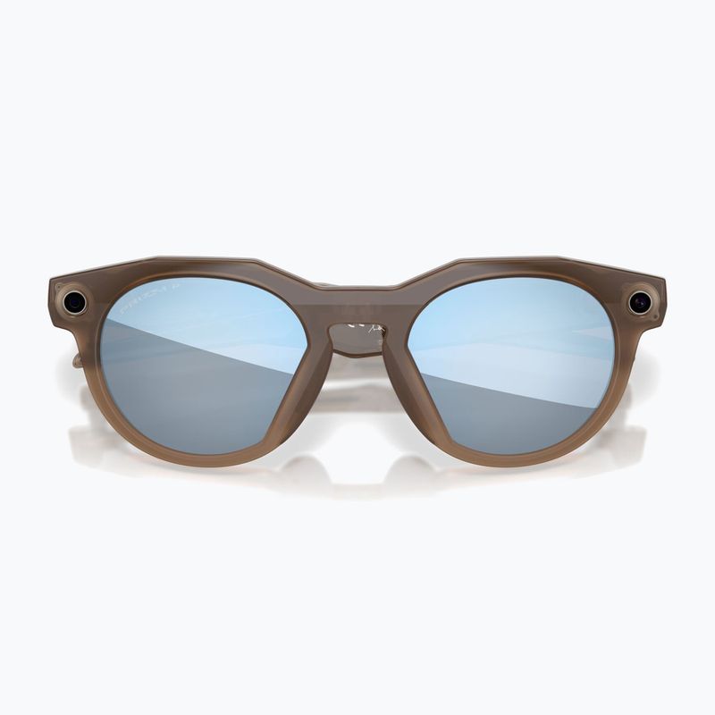 Очила с камера Oakley Meta HSTN brown smoke/prizm deep water polarized 2