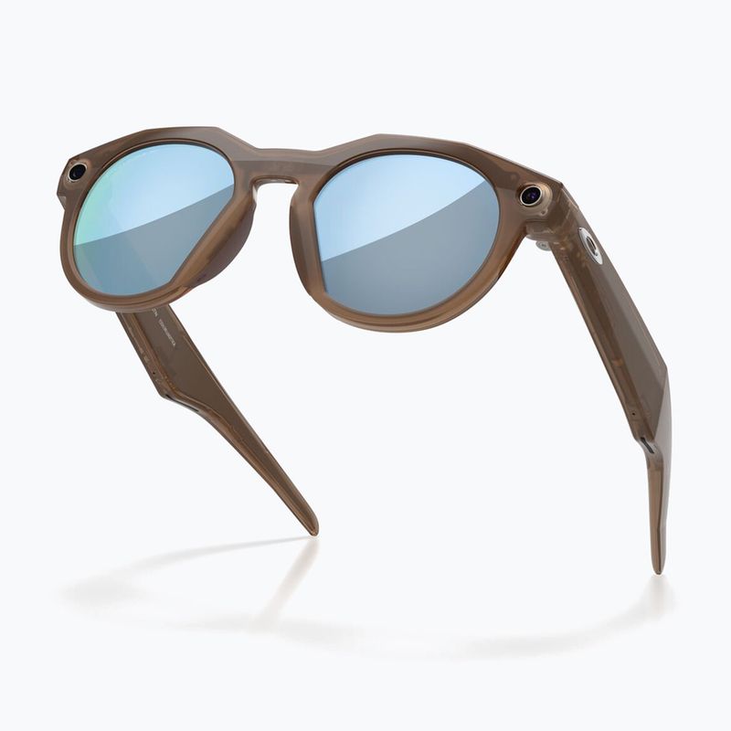 Очила с камера Oakley Meta HSTN brown smoke/prizm deep water polarized 4