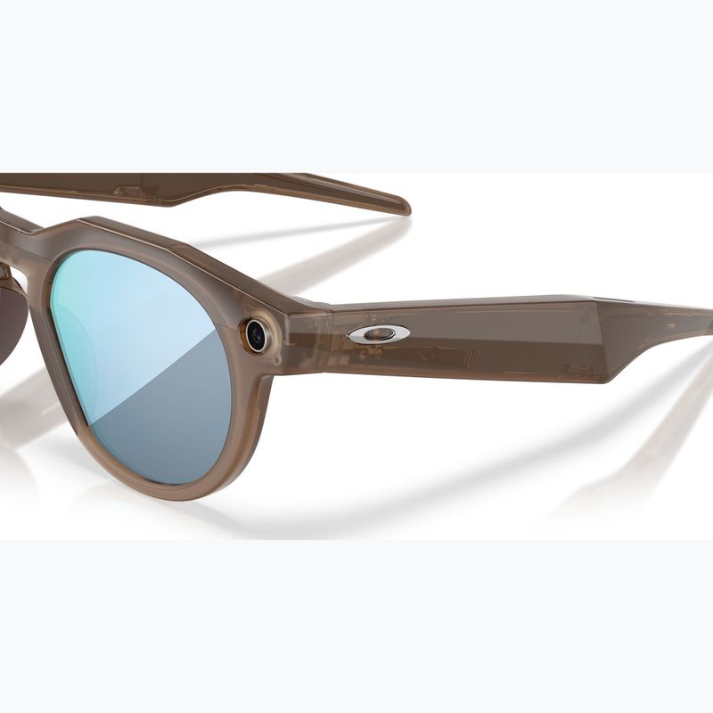 Очила с камера Oakley Meta HSTN brown smoke/prizm deep water polarized 7