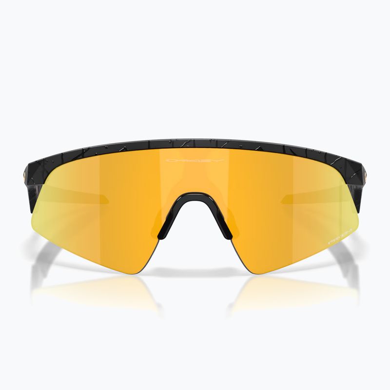 Детски слънчеви очила Oakley Resistor Sweep matte black splatter/prizm 24k 2