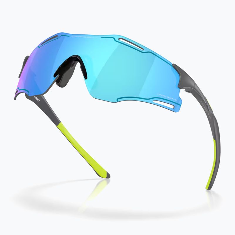 Слънчеви очила Oakley Cybr Zero matte carbon/prizm sapphire with uranium ink 4