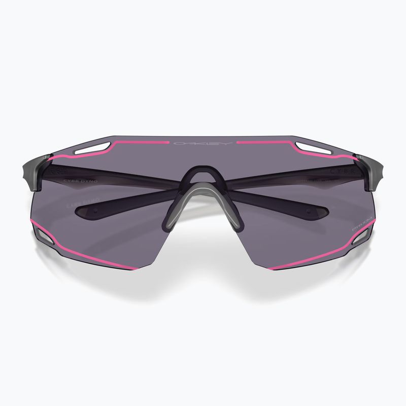 Слънчеви очила Oakley Cybr Dyno matte grey smoke/prizm grey with pink ink 3
