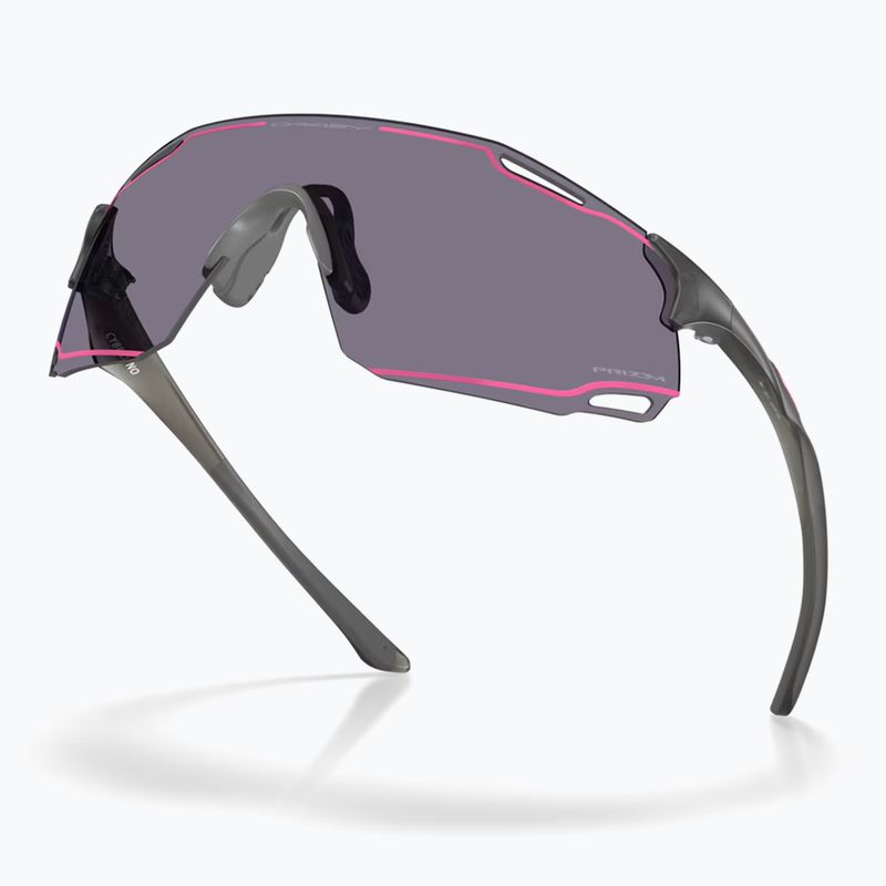 Слънчеви очила Oakley Cybr Dyno matte grey smoke/prizm grey with pink ink 4